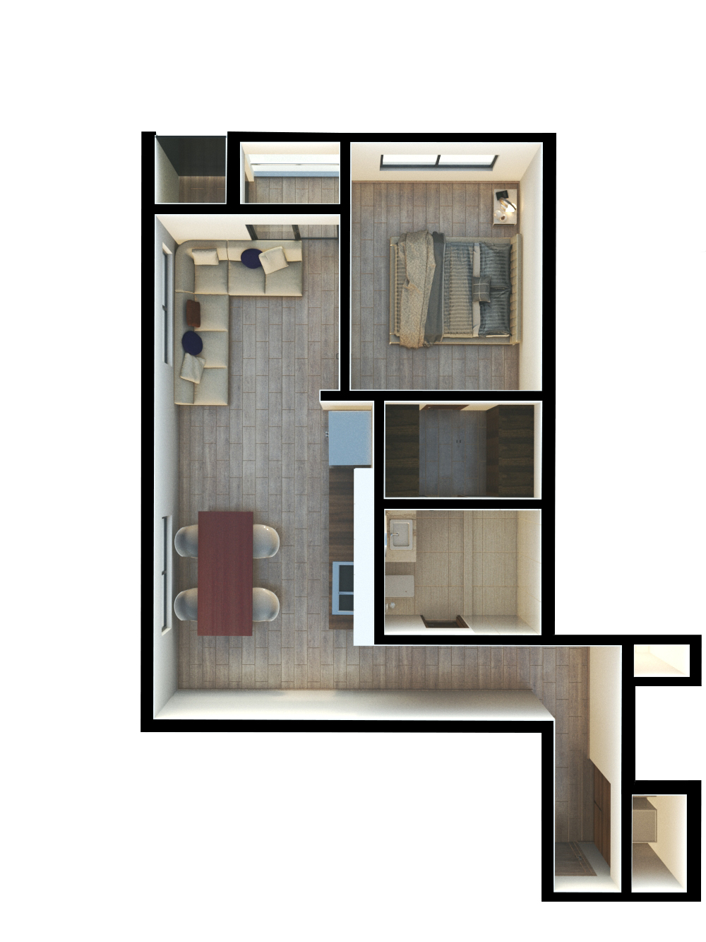 Departamento en Torre Livent de 1 recamara